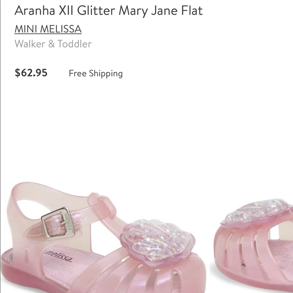 Aranha XII Glitter Mary Jane Flat
